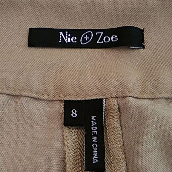 Nic +Zoe Cropped Wide Leg Pants Beigecore - Picture 5 of 9